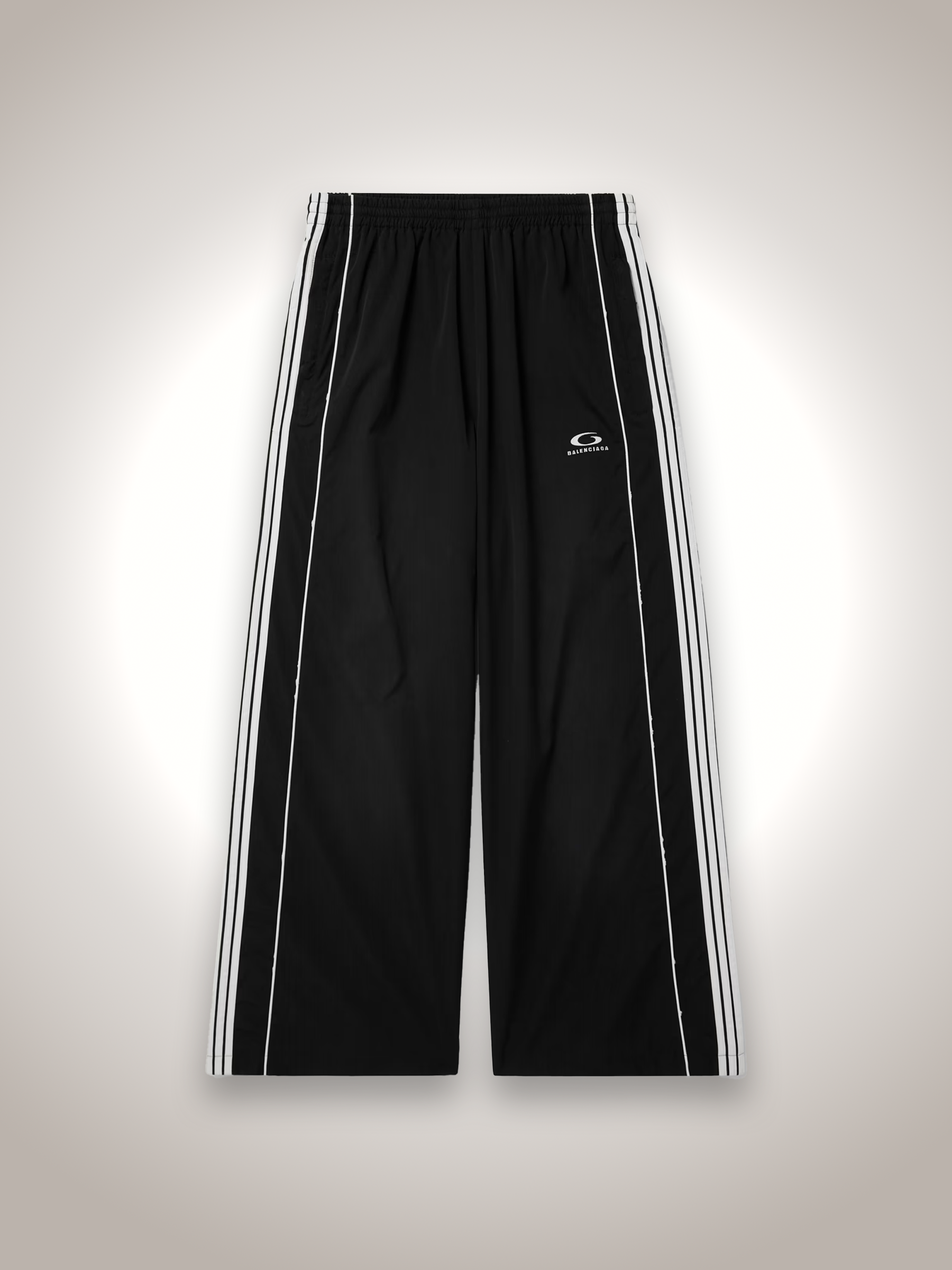 Pantalon en tissu Balenciaga avec logo